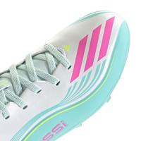 adidas F50 Messi League Gras / Kunstgras Voetbalschoenen (MG) Kids Wit Turquoise Roze - thumbnail