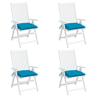 vidaXL Stoelkussens 4 st 50x50x7 cm oxford stof lichtblauw vidaXL Stoelkussens 4 st 50x50x7 cm oxford stof lichtblauw