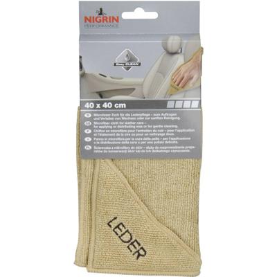 NIGRIN 71115 Leder Microvezeldoek 1 stuk(s) (l x b) 40 cm x 40 cm NIGRIN 71115 Leder Microvezeldoek 1 stuk(s) (l x b) 40 cm x 40 cm