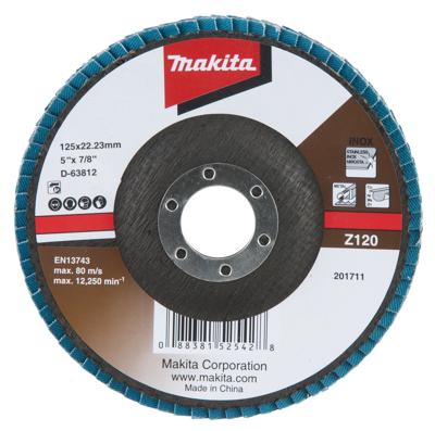 Makita Accessoires Lamellenschuurschijf 125mm Z120 - D-63812 D-63812