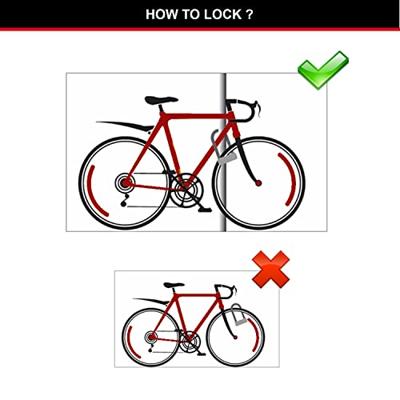 Masterlock U-Slot, 210x110mm, O13mm, rood - 8195EURDPROCOLWR 8195EURDPROCOLWR
