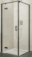 Tweedekans Ben Meteora Zijwand voor douchedeur 90x200 cm Mat Zwart 04797 - thumbnail