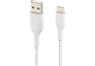 Belkin BOOSTCHARGE gevlochten USB-C naar USB-A kabel