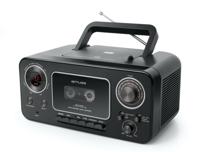 Muse Retro cassetterecorder met opnamefunctie, werkt op batterijen mogelijk - thumbnail