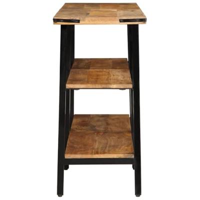 Wandtafel 140x35x70 cm massief mangohout