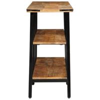 Wandtafel 140x35x70 cm massief mangohout - thumbnail