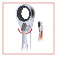 KS Tools 503.4622 503.4622 Steek-ringratelsleutel Sleutelbreedte (metrisch) 22 mm - thumbnail