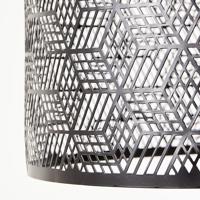 Brilliant HanglampSanty 39cm zwart met hout - 99416/76 - thumbnail