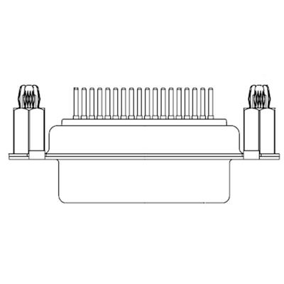 Molex 1731130238 D-sub connector Aantal polen: 78 Soldeerpennen 1 stuk(s) Bulk