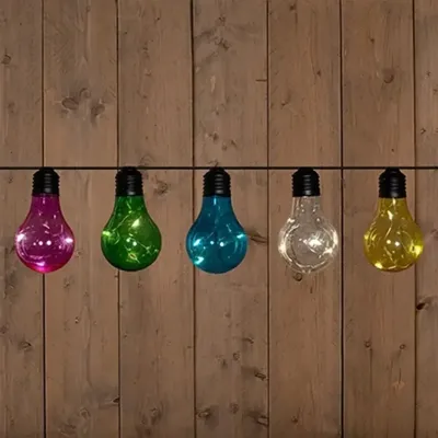 Anna's Collection Solar 10 partylights multi 50l - Multicolor