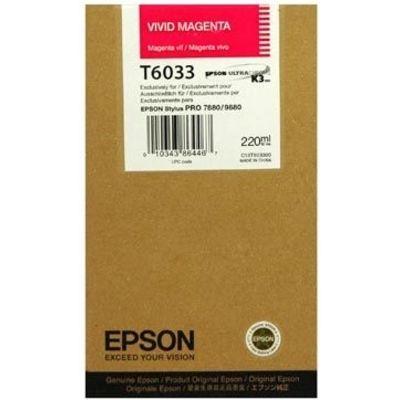 Epson Inktcartridge T6033 Origineel Magenta C 13 T 603300 Epson Inktcartridge T6033 Origineel Magenta C 13 T 603300