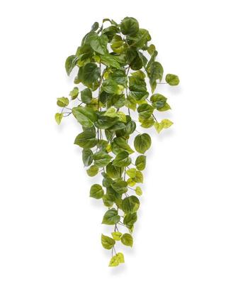 Philodendron kunst hangplant 65cm - groen