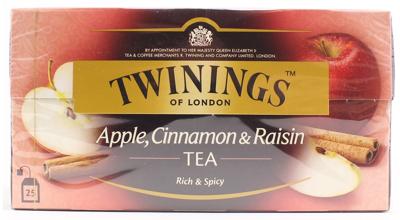 Twinings - Apple, Cinnamon & Raisin Thee - 25 zakjes