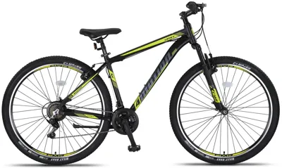 Umit 4 Motion MTB 27.5 Inch 47 cm Unisex 21V V Brakes Zwart/Geel Umit 4 Motion MTB 27.5 Inch 47 cm Unisex 21V V Brakes Zwart/Geel
