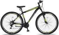 Umit 4 Motion MTB 27.5 Inch 47 cm Unisex 21V V Brakes Zwart/Geel - thumbnail