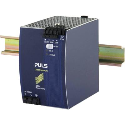 PULS QS20.241-C1 DIN-rail netvoeding 24 V/DC 20 A 480 W Aantal uitgangen:1 x Inhoud 1 stuk(s) PULS QS20.241-C1 DIN-rail netvoeding 24 V/DC 20 A 480 W Aantal uitgangen:1 x Inhoud 1 stuk(s)