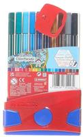 STABILO Pen 68, ColorParade, rood-blauwe doos, 20 stuks in geassorteerde kleuren - thumbnail
