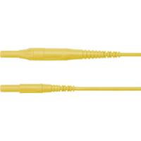 Schützinger Meetsnoer Stekker 4 mm Stekker 4 mm 200.00 cm Geel 1 stuk(s) - thumbnail
