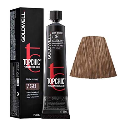 Goldwell Topchic Permanent Hair Color Haarverf 7GB Sahara Blonde Beige 60ml