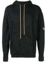 Liam Hodges Liam Hodges X Fila logo hoodie - Black - thumbnail
