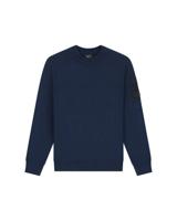 Malelions winter sweater jongens - navy blauw - gebreid, zak - thumbnail