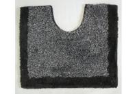 Wicotex toiletmat 50 x 60 cm grijs gemêleerd - thumbnail