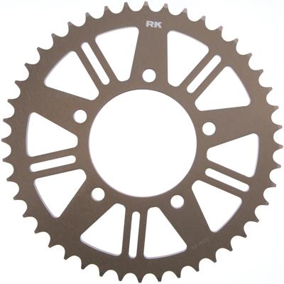 RK Chain wheel 520 46z aluminum gold matt hard a