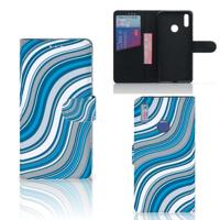 Huawei Y7 (2019) | Telefoon Hoesje | Waves Blue - thumbnail