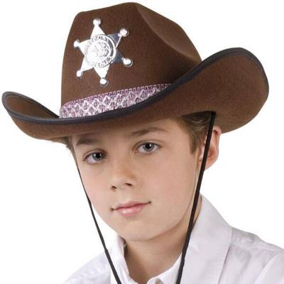 Kinderhoed Butch Sheriff junior bruin - thumbnail