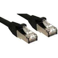 LINDY 45606 RJ45 Netwerkkabel, patchkabel CAT 6 S/FTP 7.50 m Zwart 1 stuk(s) - thumbnail