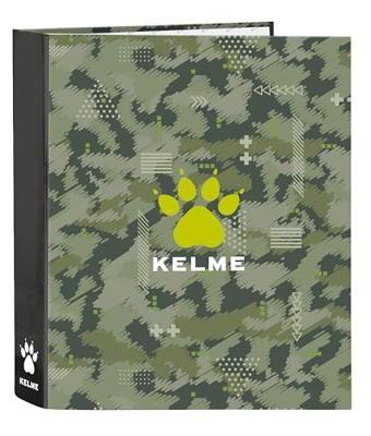 Ringmap Kelme Travel Zwart Groen A4 27 x 33 x 6 cm