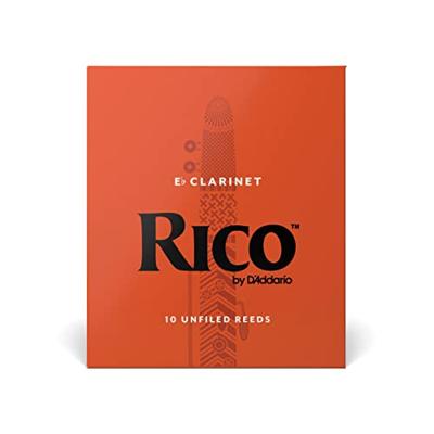 D&apos;Addario Woodwinds RBA1015 Rico Eb-klarinetriet,1.5, 10-pack, Unfiled