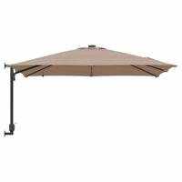 Tuinparasol Taupe 248.5 x 247.5 x 160 cm Stof - thumbnail