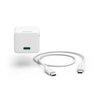 Hama Snellader met oplaadkabel USB-C mini-oplader PD 20 W 1 m Oplader Wit - thumbnail