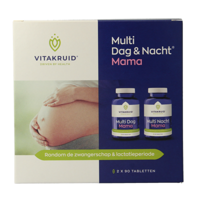 Vitakruid Multi Dag & Nacht Mama 100% Vegan 2 x 90