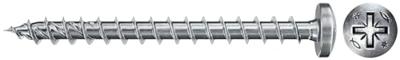 Fischer 670447 Power-Fast II Spaanplaatschroef 5 mm 50 mm Kruiskop Pozidriv Staal Galvanisch verzinkt 100 stuk(s)