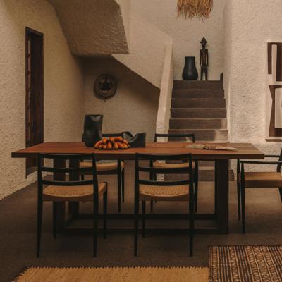 Kave Home Eettafel 'Sashi' Teakhout, 220 x 100cm