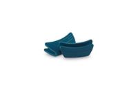 LE CREUSET - Siliconen - Set/2 handgrepen Deep Teal - thumbnail