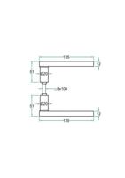 Krukpaar LAURA rvs mat - thumbnail