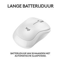 Logitech M240 Silent Muis Wit - thumbnail
