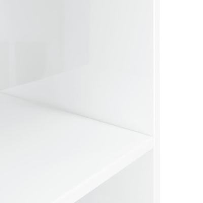 VidaXL Aquariumstandaard 100x40x60 cm bewerkt hout hoogglans wit - thumbnail