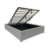 Calicosy - Bed met opbergruimte Romy - 204 cm - Grijs - thumbnail