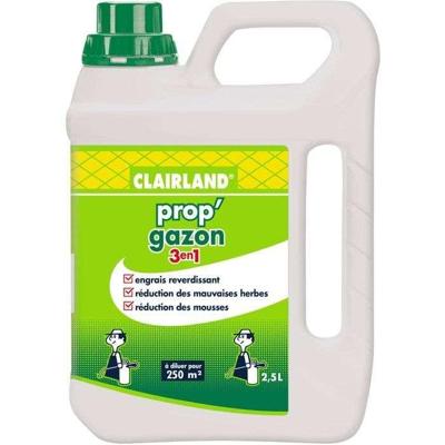 Prop'Gazon 3 in 1 Vloeibare Gazonmeststof - Clairland - Geconcentreerd 2,5 L