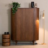 LABEL51 Bergkast Oliva - Walnoot - Eiken - Hoge Kast - thumbnail