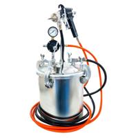 Airpress Drukvat Verzinkt 8.5 L + Verfspuit - 45202 - thumbnail