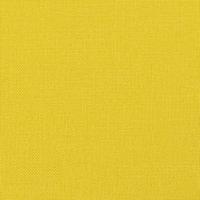 Fauteuil met voetenbank 60 cm stof lichtgeel - thumbnail