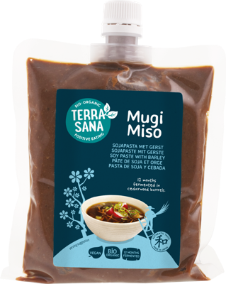 TerraSana Mugi miso (gerst) bio 345 Gram TerraSana Mugi miso (gerst) bio 345 Gram