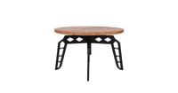 LABEL51 Salontafel Pebble - Rough - Mangohout - 80 cm - Rond - thumbnail