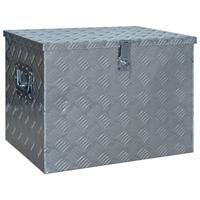 VidaXL Aluminium kist 610x430x455 mm zilverkleurig - thumbnail