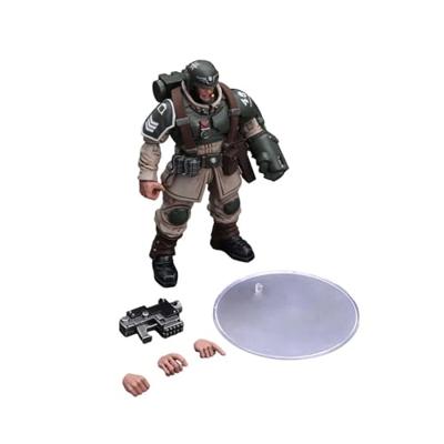 Warhammer 40k Action Figure 1/18 Astra Militarum Cadian Command Squad Veteran Sergeant with Power Fist 12 cm - thumbnail